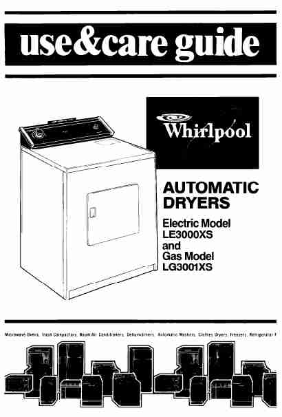 Whirlpool Clothes Dryer LE3000XS-page_pdf